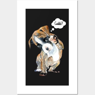 Cute Cuddle Dog Posters and Art